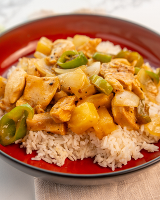 Dinner Done Right: Sweet & Spicy Chicken with Smoked Jalapeno + Charred Pineapple